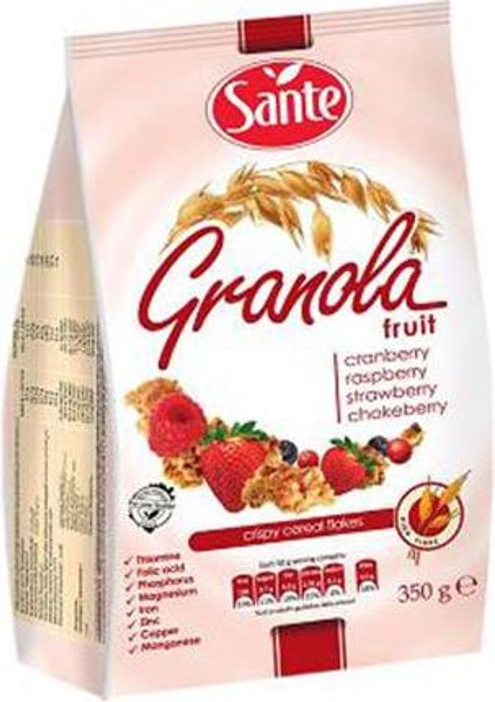 GRANOLA OWOCOWA 350G SANTE