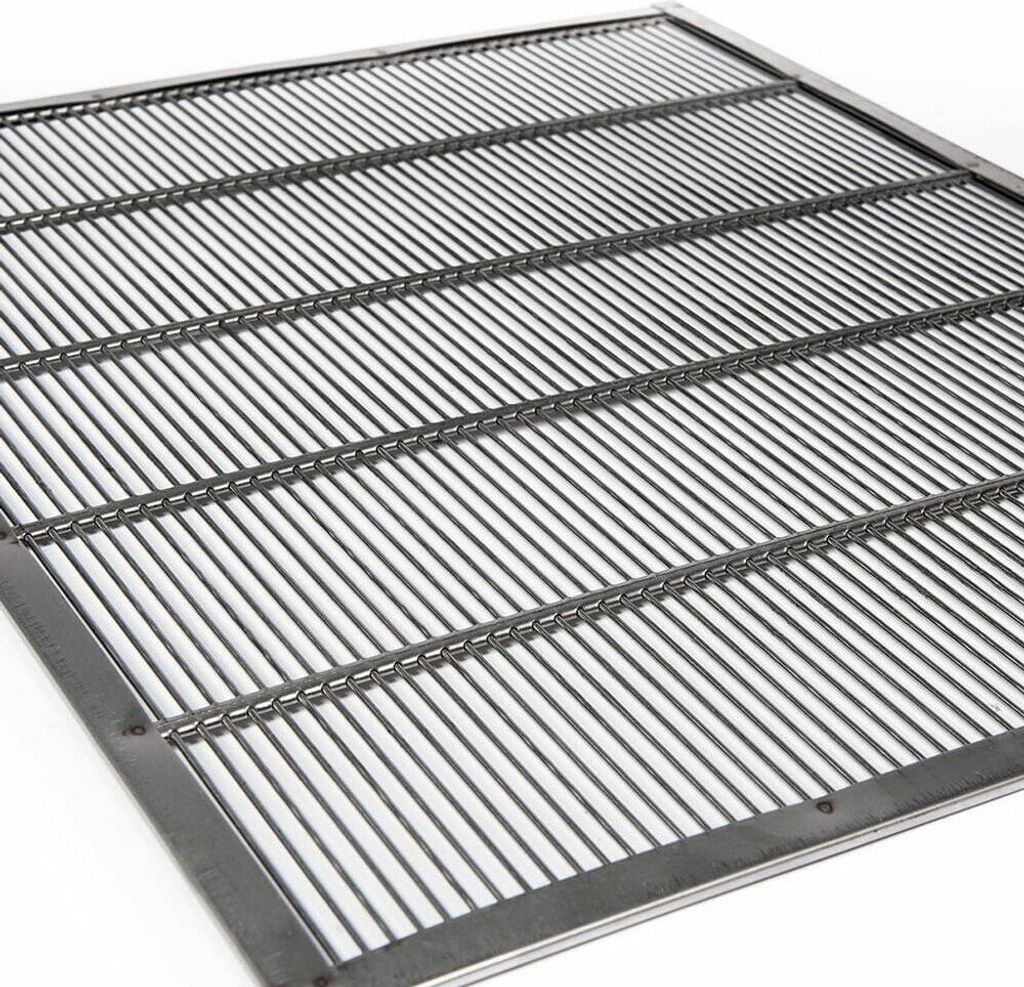 Edelstahl Absperrgitter 375 x 476