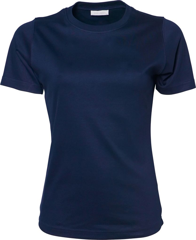 Tee Jays 580 | Ladies Interlock Damen T-Shirt - Farbe: Navy - Größe: L
