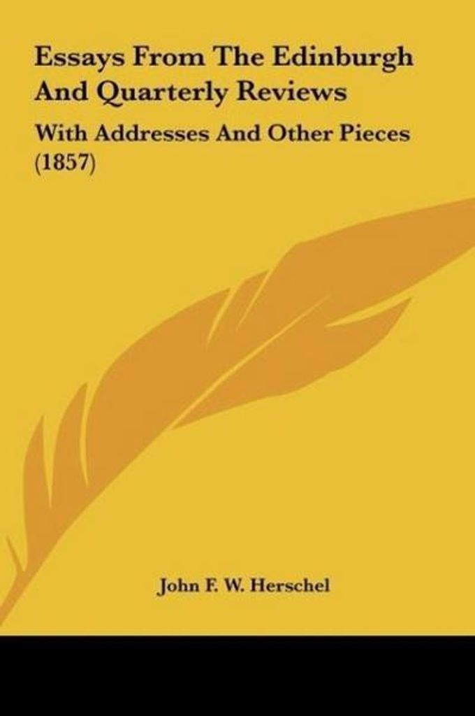 Aufsätze aus den Edinburgh und Quarterly Reviews