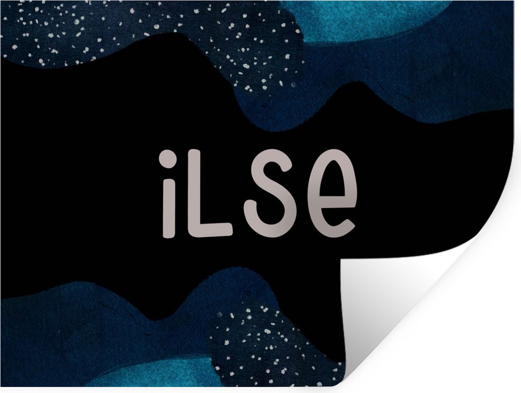 MuchoWow Wandtattoo Wandsticker Wandaufkleber Ilse - Pastell - Mädchen 160x120 cm Selbstklebend und Repositionierbar - Selbstklebend - Fototapeten