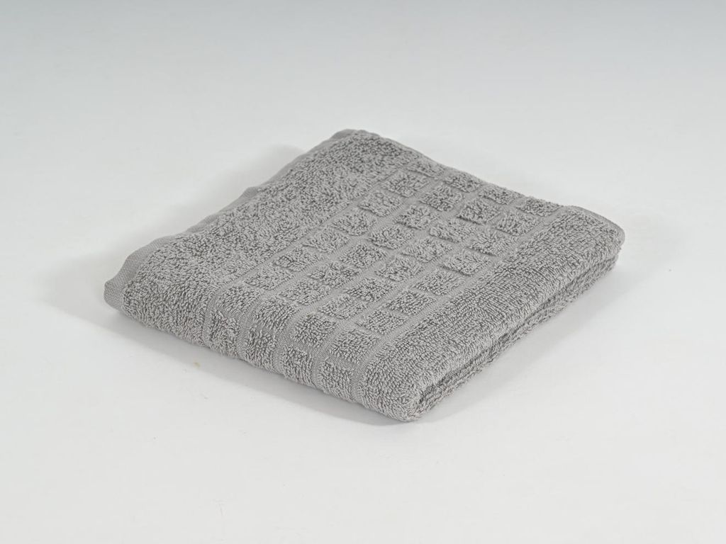 Handtuch SOFT 50 x 100 cm hellgrau, 100% Baumwolle Produktbild 