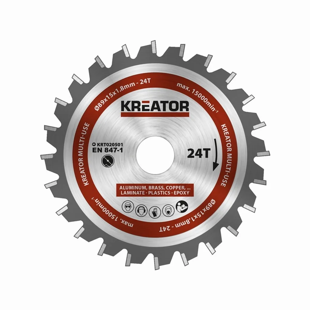 Disco Sega 89 mm x 15 mm | Taglio Universale Legno e Metallo