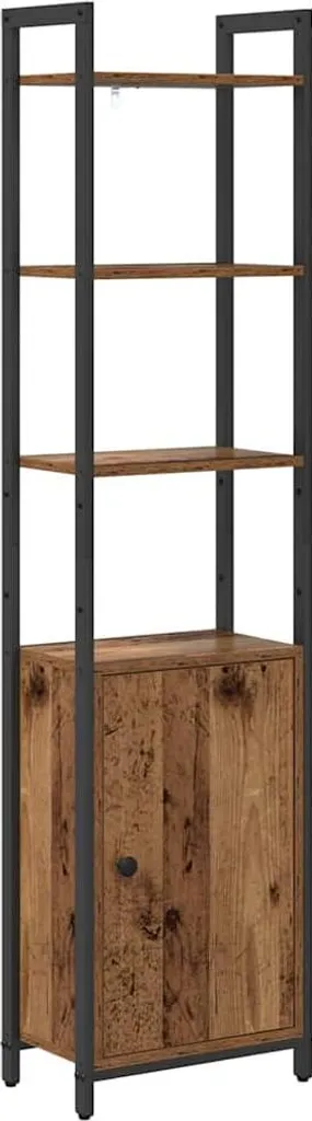 Bibliothèque Haute Étroite 161 cm : Rangez vos Livres en Bois d'Ingénierie