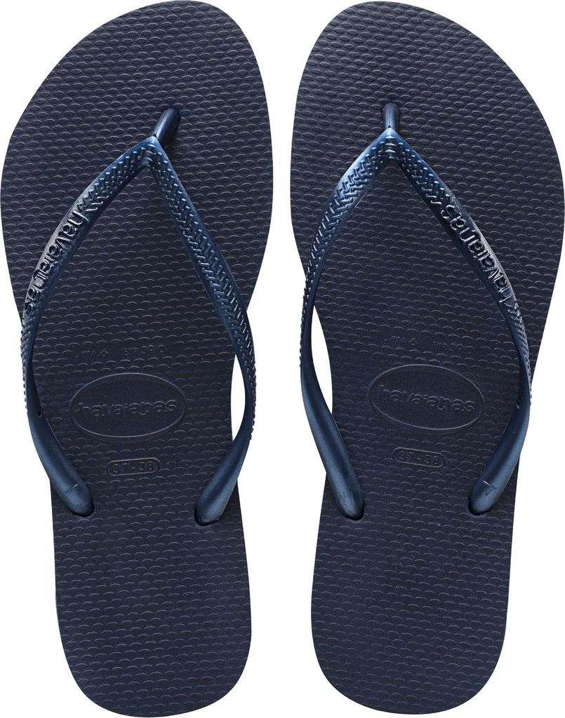 Havaianas Slim Sandale - Blau, Größe:39/40 Produktbild 