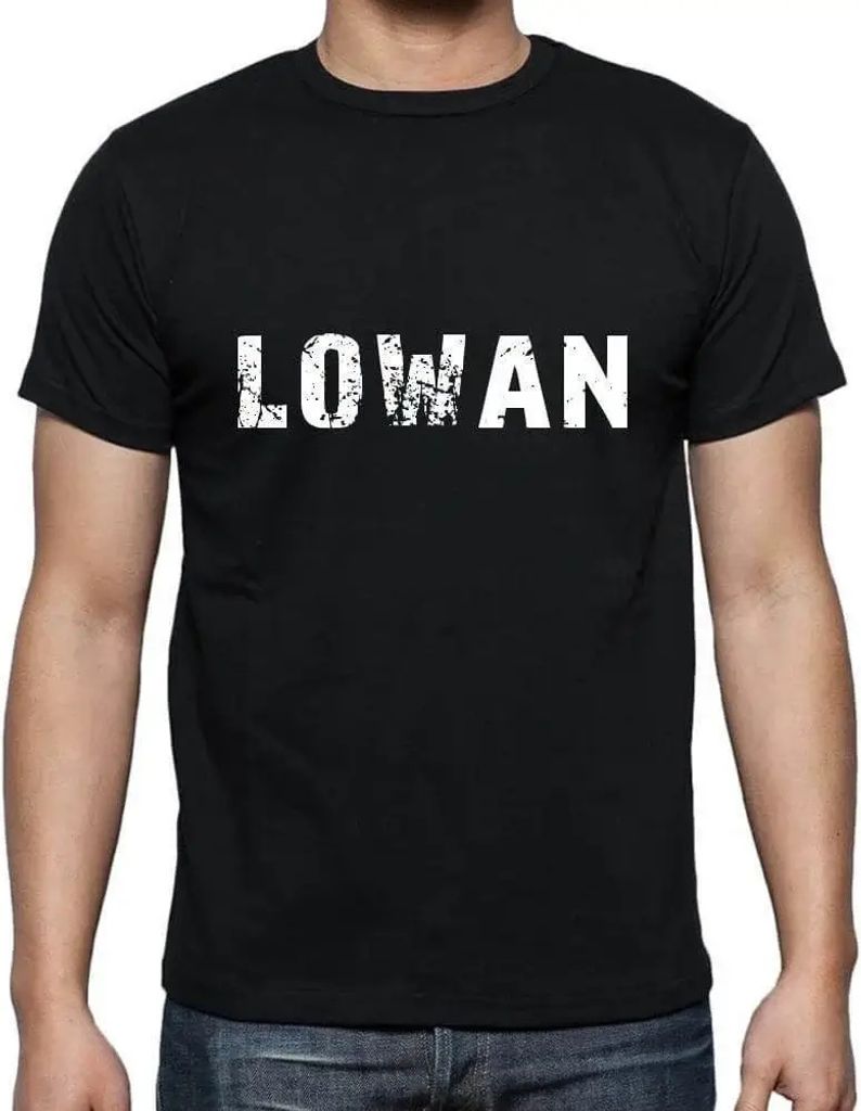 Herren Grafik T-Shirt Lowan Öko-Verantwortlich Vintage Jahrgang Kurzarm Lustige Druck Geburtstag Geschenk Mann