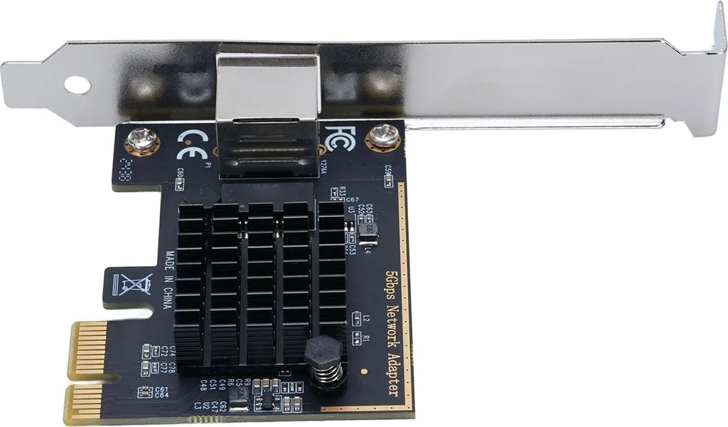PCIe Ethernet Adapter 5Gbps RTL8126 - Idéal NAS et Gaming PC