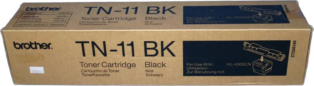 Toner Brother TN11 Noir Haute Précision - Rendu Net et Noir Profond