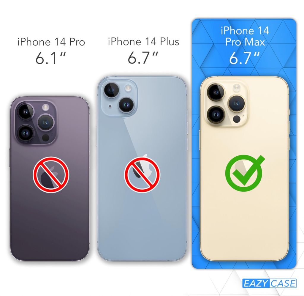 EAZY CASE - TPU Hülle für Apple iPhone 14 Pro Max, TPU Case Produktbild 