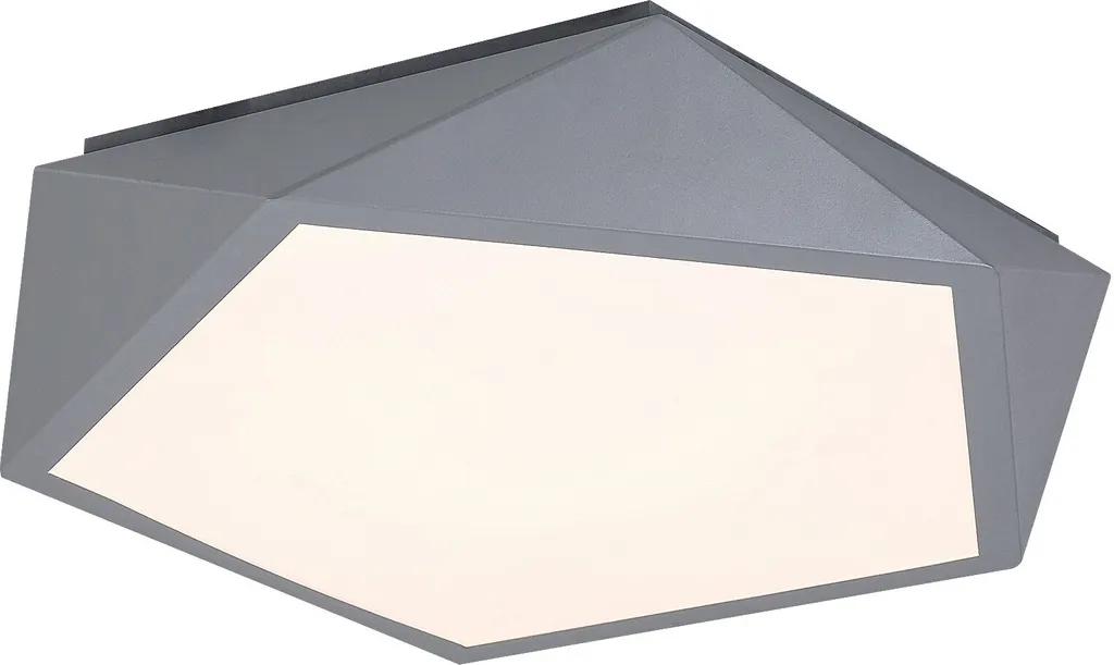 Rabalux Raffa 71251 Plafonnier LED Gris 400mm 30W Design Moderne