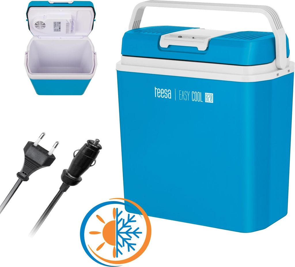 Teesa B20 Auto-Kühlbox 20L 230V/12V mit Heizfunktion Produktbild 