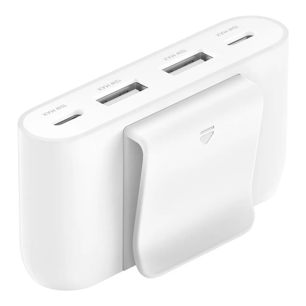 Hub USB Belkin 2x USB-C 2x USB-A Solution pour Manque de Ports 2m