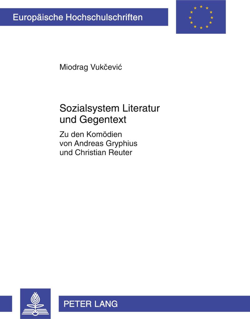 Sozialsystem Literatur und Gegentext