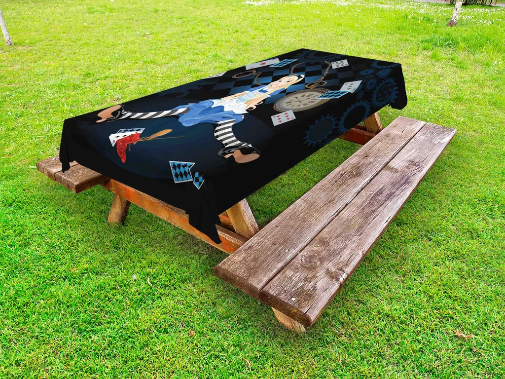 Tovaglia Design Alice 145x305 Multicolore ABAKUHAUS per Patio