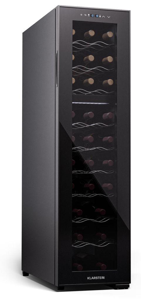 Klarstein volně stojící 2zónová vinotéka, malá vinotéka, Obrázek produktu 