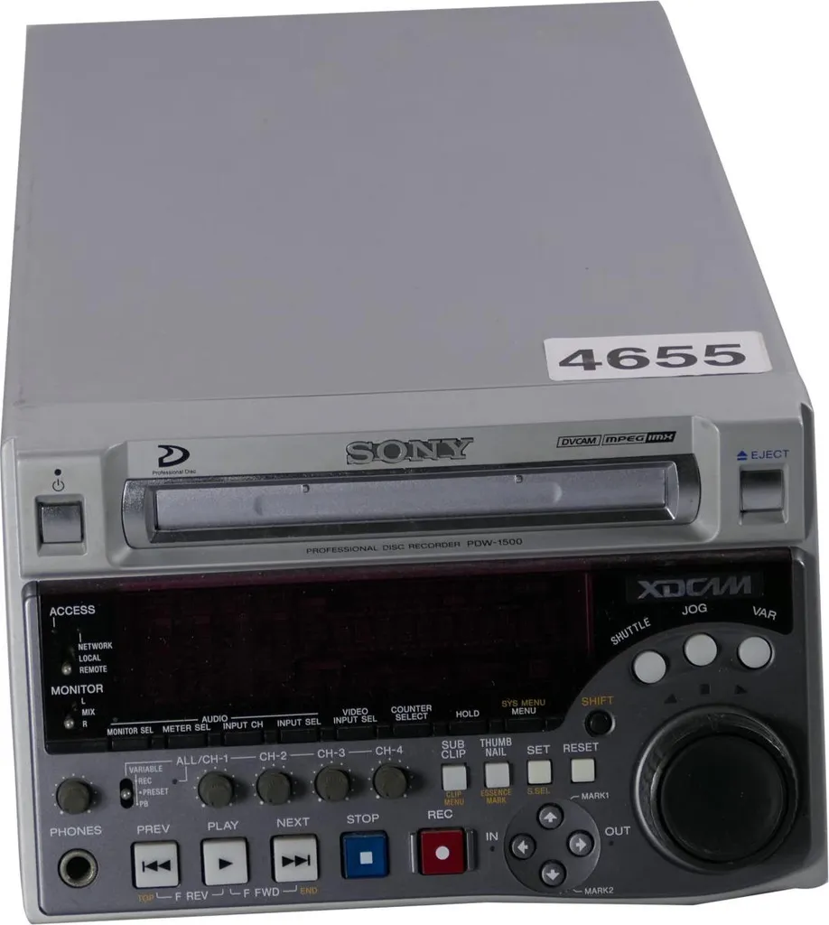 Sony PDW-1500 : Remplacez vos Bandes par le Disque Optique DVCAM IMX