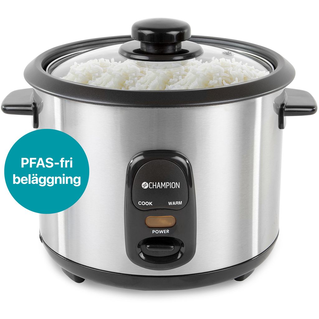 Reiskocher Keramik 1,5 l 500 W RK500 Edelstahl Produktbild 