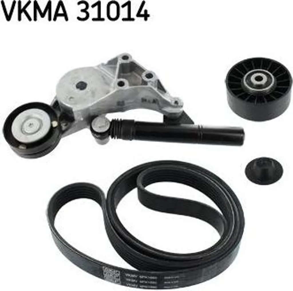 Supprimer Sifflement Courroie avec le Kit SKF VKMA31014 Audi Seat VW