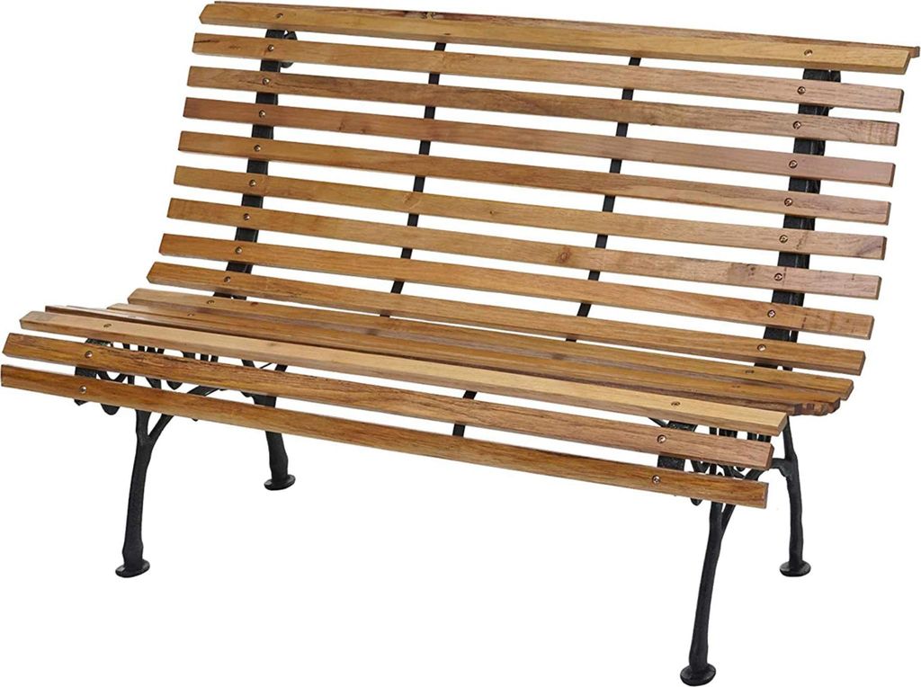 Linder Exclusiv Gartenbank Parkbank Gartenmöbel Holzbank MC4414 150x70x81 cm
