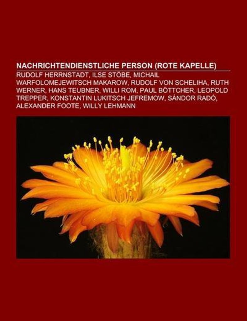 Nachrichtendienstliche Person (Rote Kapelle)