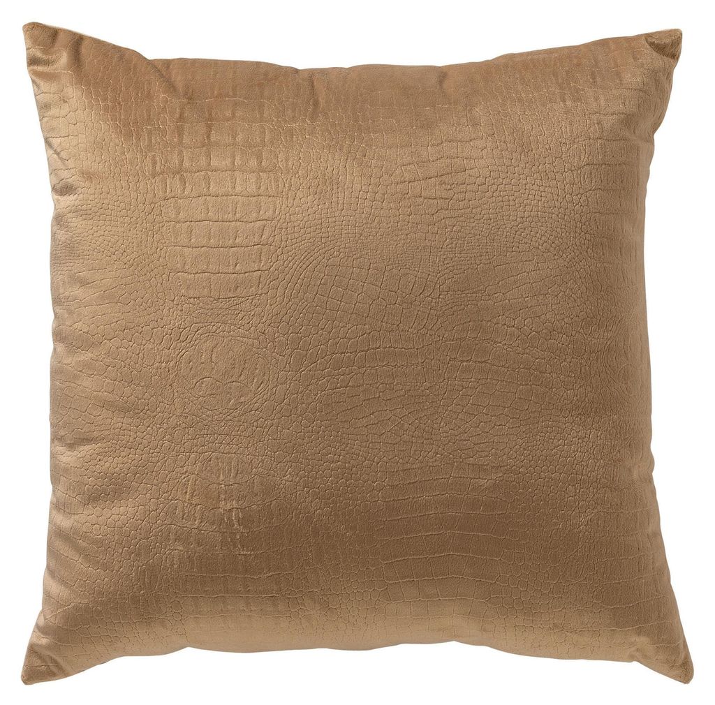 Dutch Decor Kissenbezug Croco 40x40 cm Braun