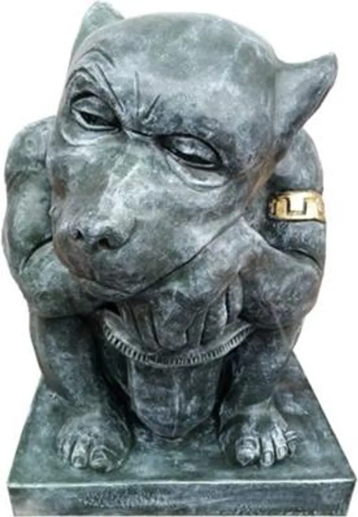 Statue de Dragon Déco de Jardin G16 - Sculpture Design 50 cm en Résine