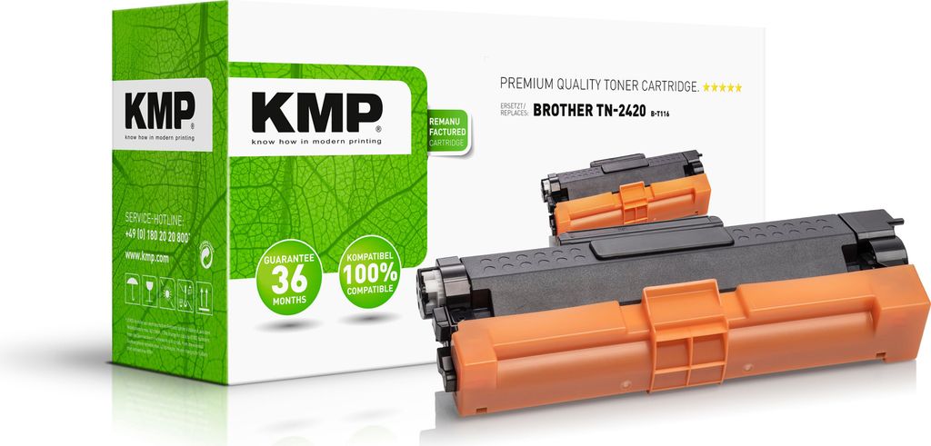 KMP B-T116 Toner schwarz kompatibel mit Brother TN-2420