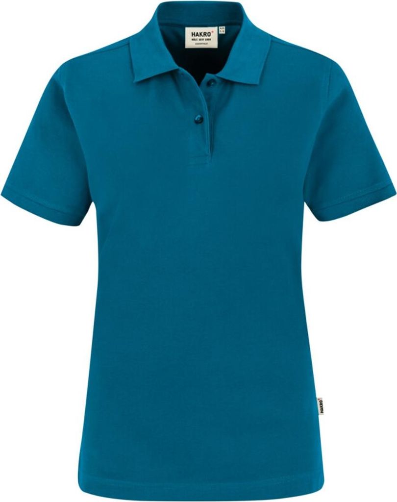 HAKRO Damen Poloshirt Top 224, petrol, L Produktbild 