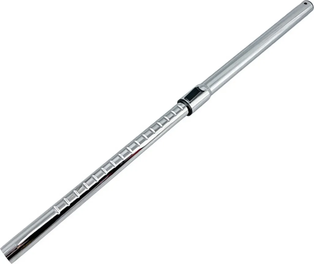 set di 2 tubi telescopici Ø 35 mm tubo per aspirapolvere estendibile da 600 a 1000 mm - Tubo di prolunga universale per tappeti e pavimenti duri - Tubo di ricambio cromato per aspirapolvere - Tubo di aspirazione con funzione a scatto - 5