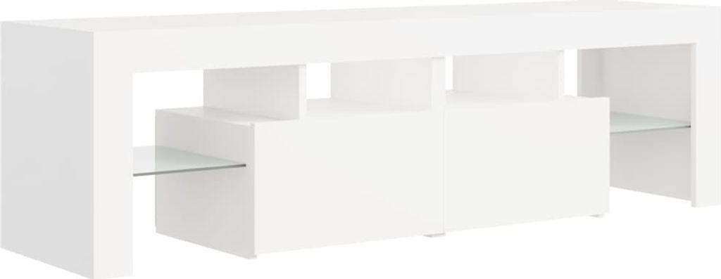 "SALE 2026"TV-Schränke - Weiß TV-Schrank mit LED-Beleuchtung Weiß 140x36,5x40cm Stabli Möbel2113131