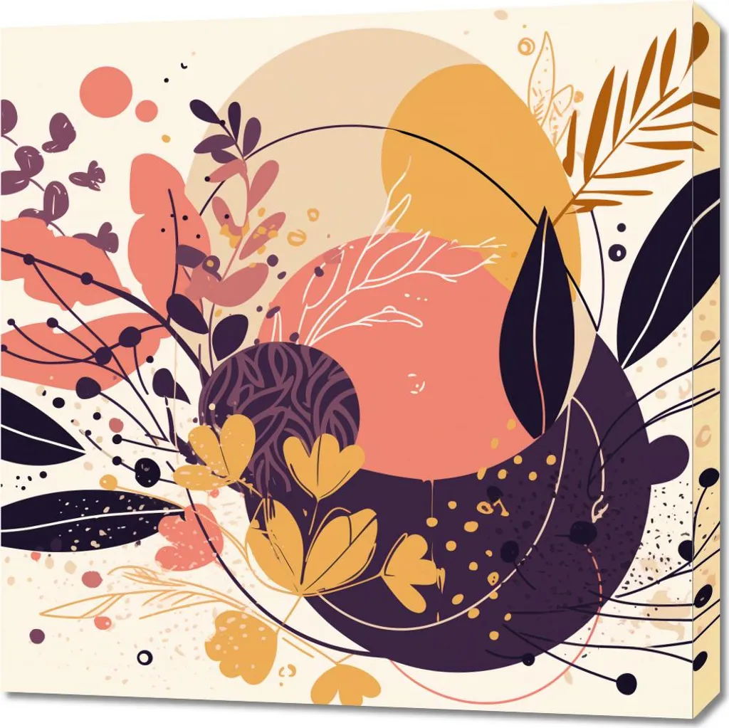 Offerta Quadro 70x70 Vigore delle forme - Miglior Prezzo Online Tela