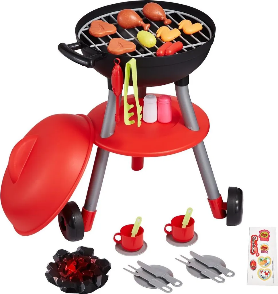 Jouet Barbecue pour Enfant de 28 Pièces : Jeu d'Imitation Son et Lumière