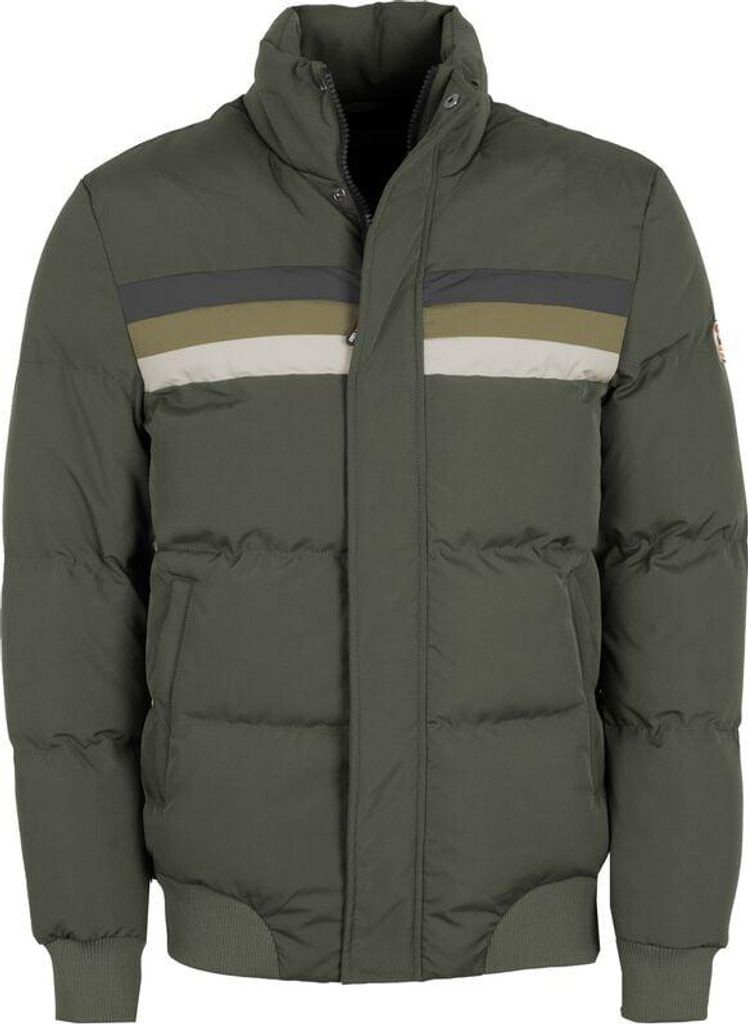 Indicode Winterjacke Herren INPardon oliv Streetwear 100% Polyester L