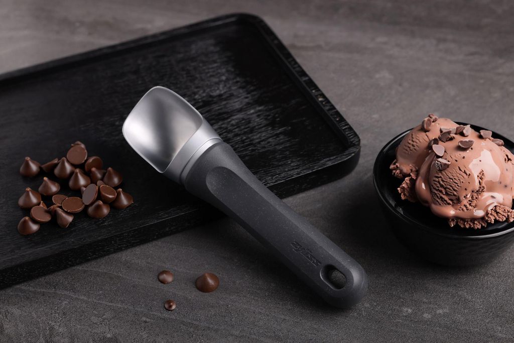 Zyliss Eislöffel mit ökologischem Griff - Eiscremeschaufel für harte Desserts