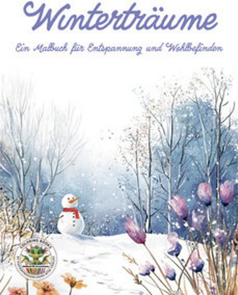 Winterträume - Ein Malbuch für Entspannung und Wohlbefinden