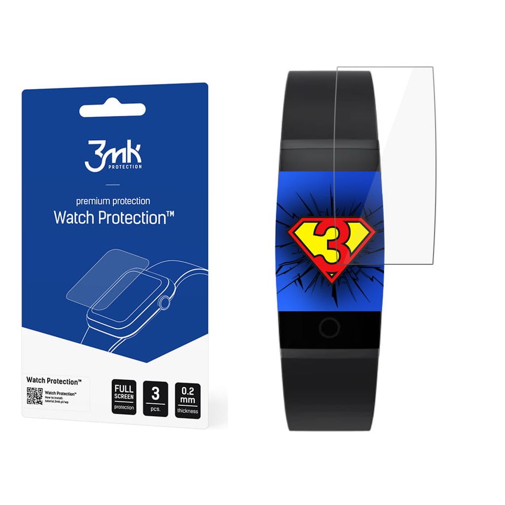 3mk Display Schutzfolie Watch Protection für Realme Band 1 0,2mm (3 Stück)