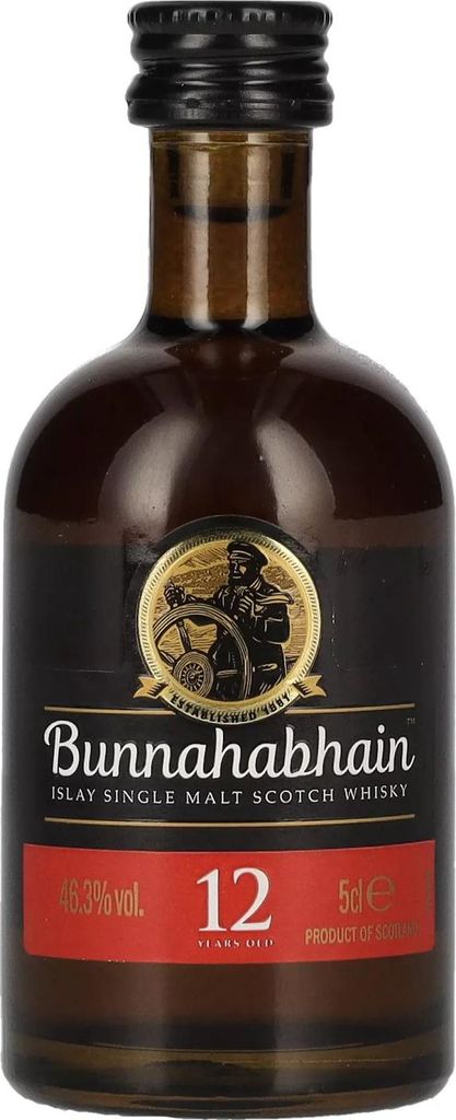 Bunnahabhain 12 Years Old Islay Single Malt Scotch Whisky 46,3% Vol. 0,05l