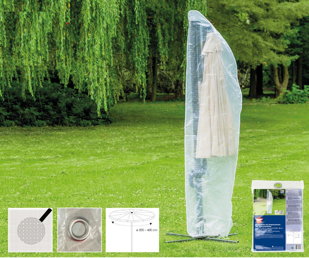 Schutzhülle transparent Ampelschirm,ca.265x40/70/50