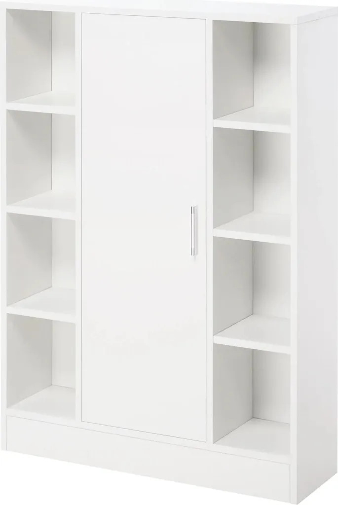 Armoire salle de bain compacte pour optimiser petit espace 8 niches