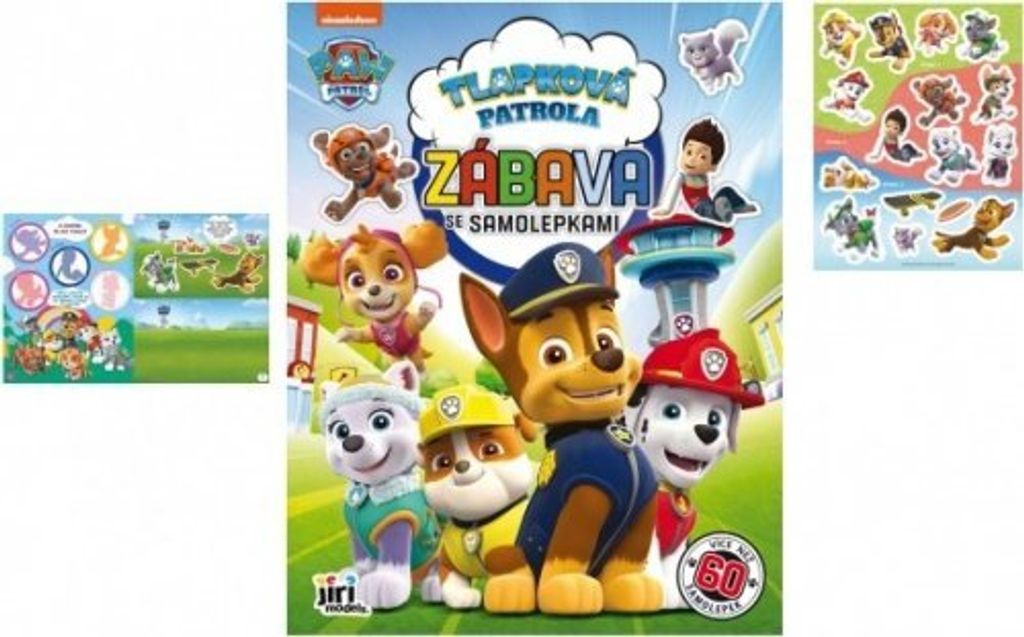 Sešit Zábava se samolepkami Tlapková patrola/Paw patrol A4 Obrázek produktu 