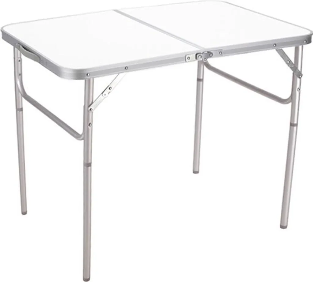Table aluminium légère et robuste Marbueno 90x60cm réglable 10031