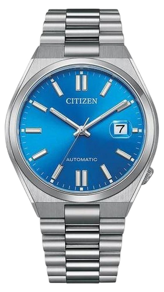 Citizen NJ0158-89L Automatik Armbanduhr Edelstahl Blau Produktbild 