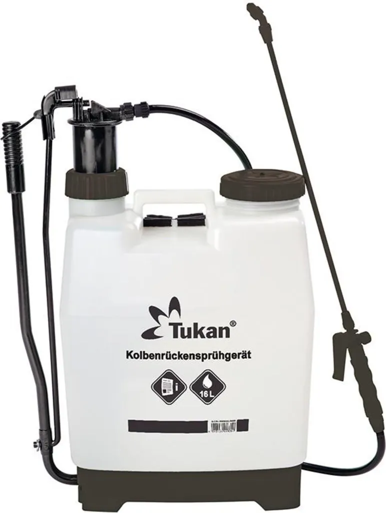 Pulvérisateur Gloria Tukan 1600 avec réservoir de 16L et buse réglable