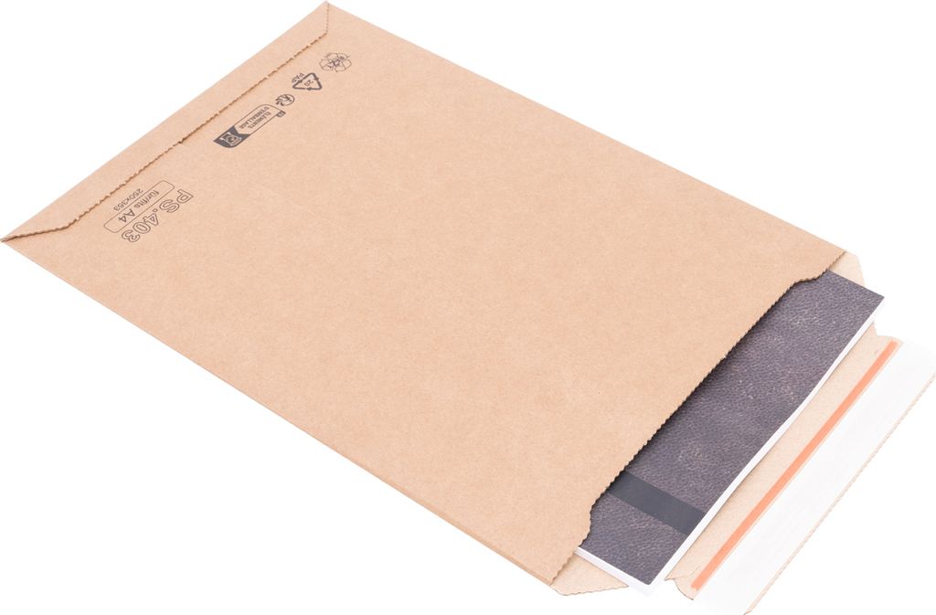 100 Wellpappversandtaschen 250 x 353 mm für A4 Produktbild 3