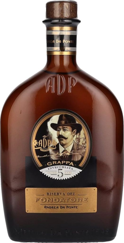 Andrea Da Ponte Grappa Riserva Del Fondatore 5 Years Old 40% Vol. 0,5l