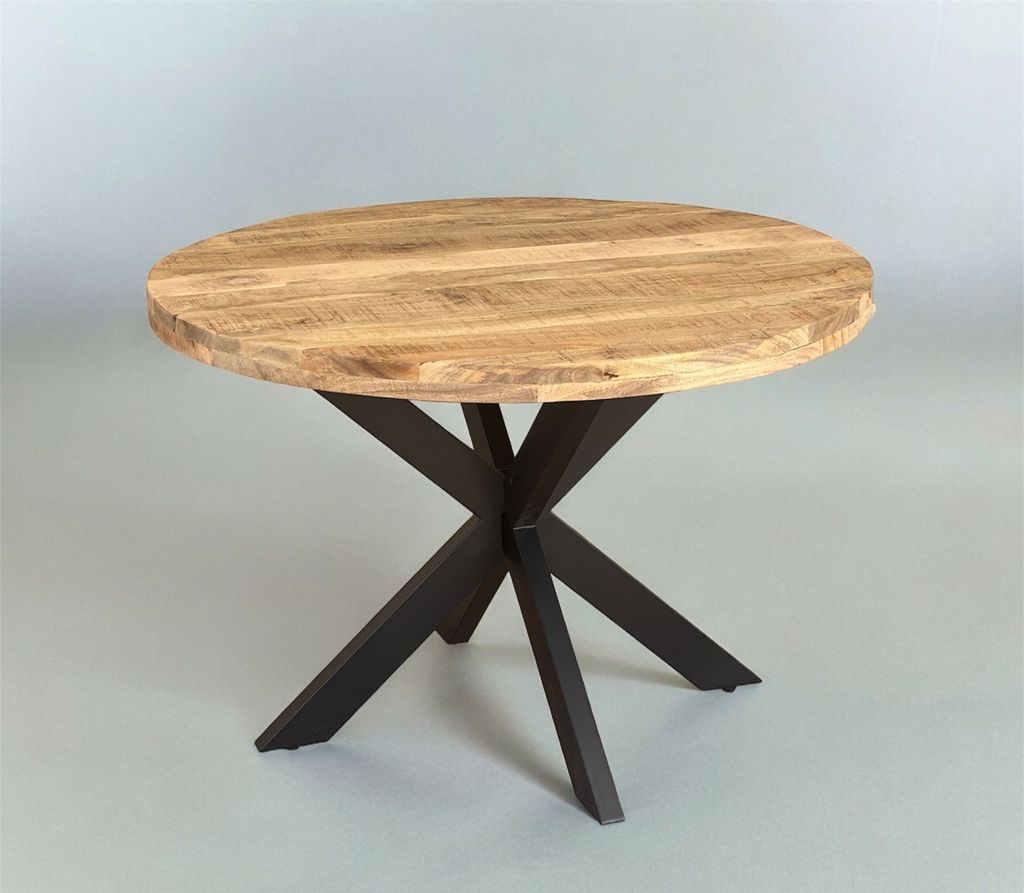 Wehl - Mango Wooden Round Dining Table Produktbild 3