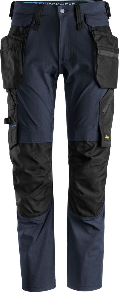 Snickers LiteWork Arbeitshose abnehmbare Holstertaschen Navy-Schwarz-52