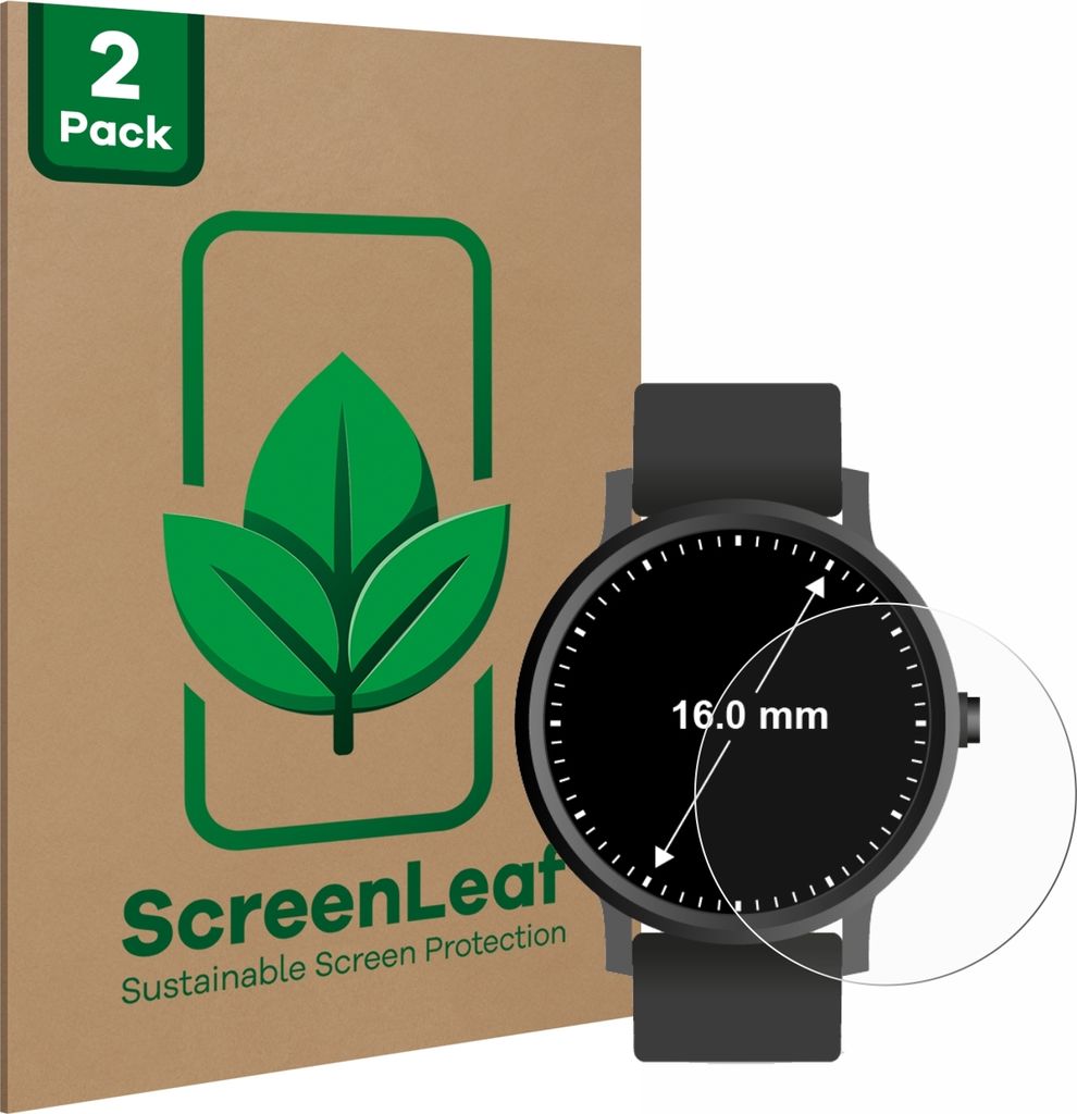 2x ScreenLeaf Schutzfolie für Kreisrunde Displays (ø: 16 Produktbild 