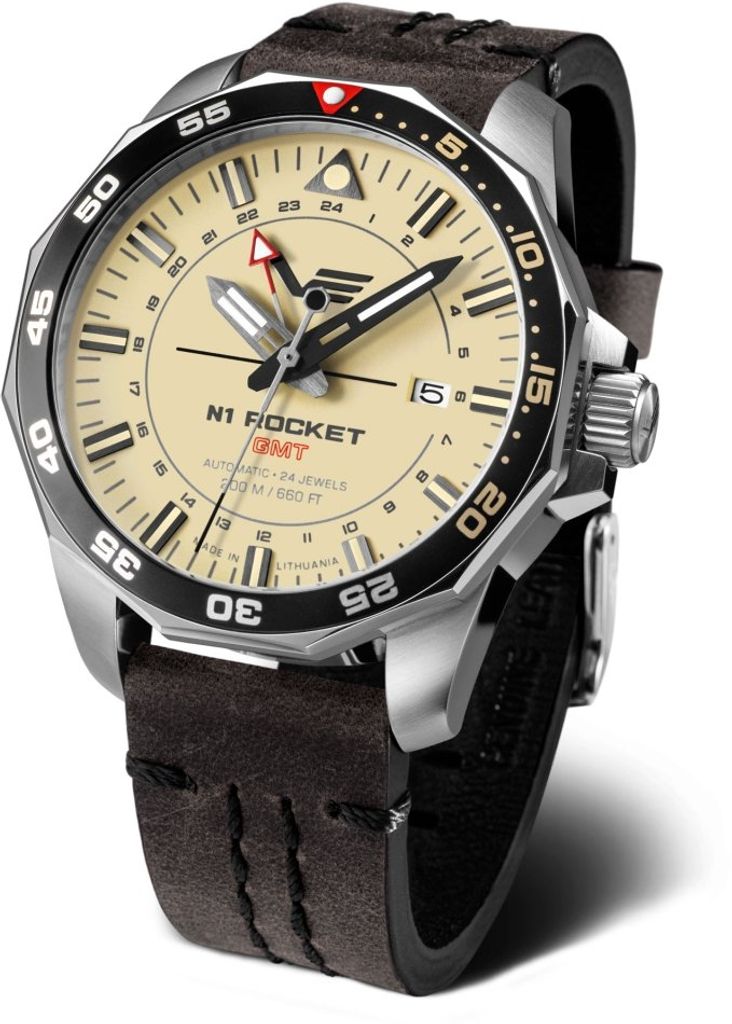 Zegarek męski VOSTOK EUROPE NH34-225A713 brązowy klasyczny Zdjęcie produktu 