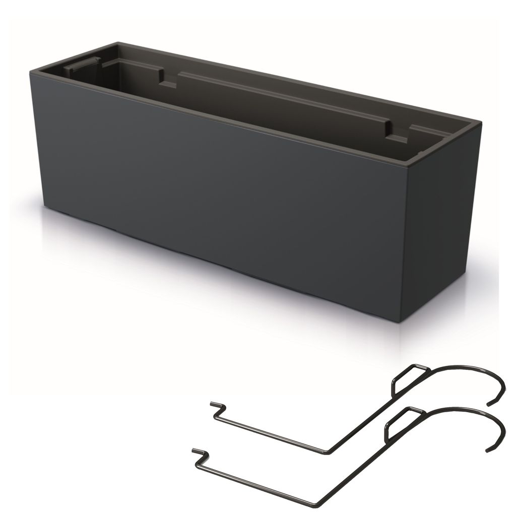 Jardinière avec support et insert pratique Pot de fleurs Image du produit 